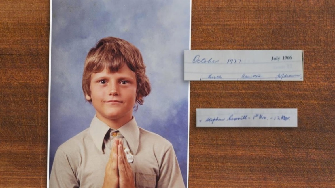 Steve Carvell's admission records, St Joseph's Orphanage in Upper Hutt, New Zealand, November 1-12, 1977.