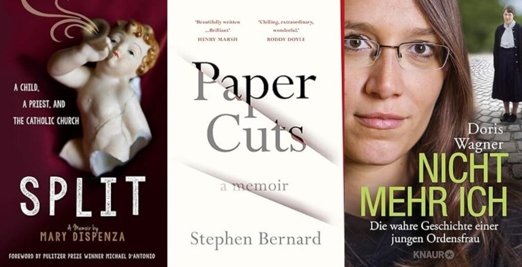 Split by Mary Dispenza; Paper Cuts by Stephen Bernard; Nicht Mehr Ich by Doris Reisinger née Wagner
