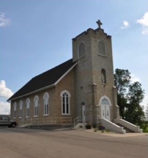 St. Bridget Church in [Rochester,] Minnesota, where the Rev. Mark Santo briefly served. Diocese of Winona-Rochester