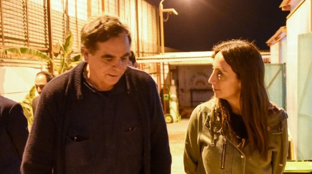 Felipe Berríos del Solar and Cecilia Pérez, then minister of the Chilean government, 2018. Chilean government social media.