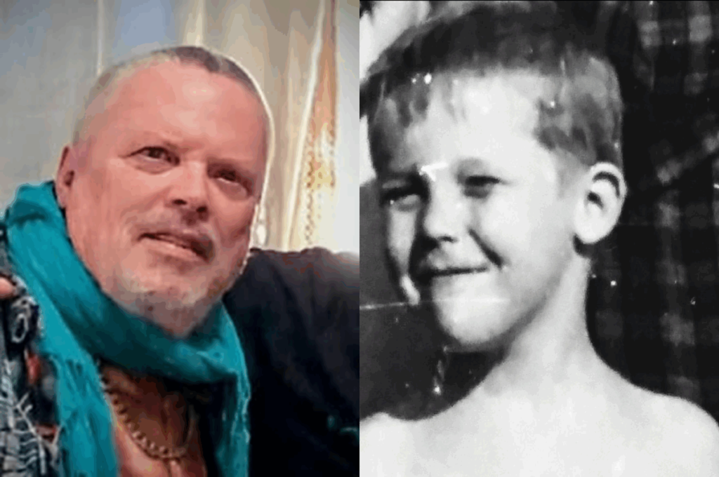 L-R: Dale Gilliland’s recent and childhood pictures.