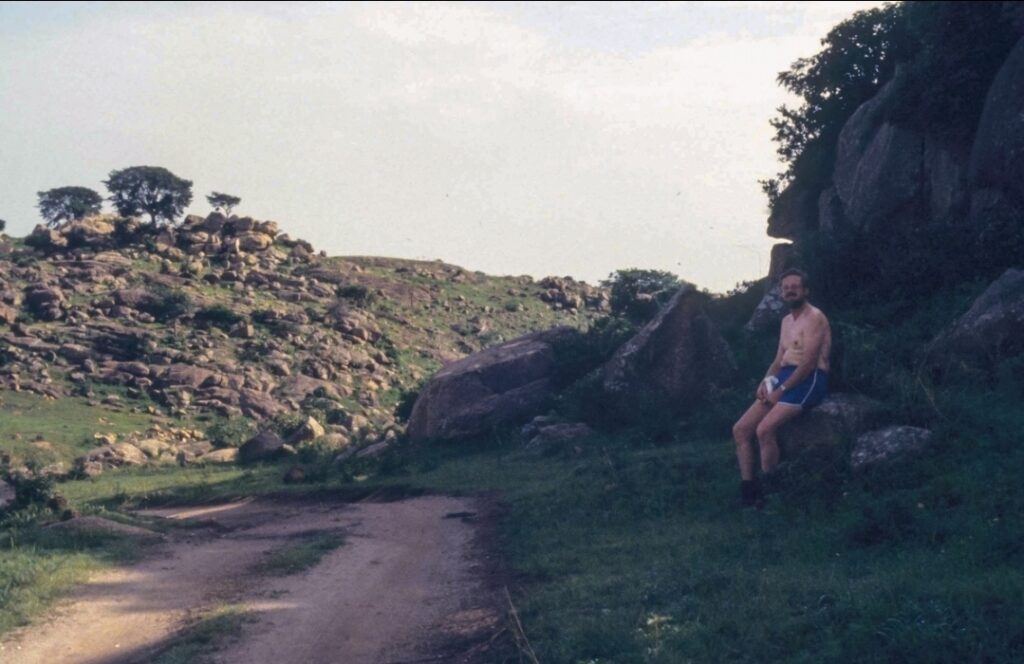 McDowell is pictured here. He asked one of his victims to take it while running alone on the hills with him outside of Jos. Source: Hillcrest Survivors Steering Committee.