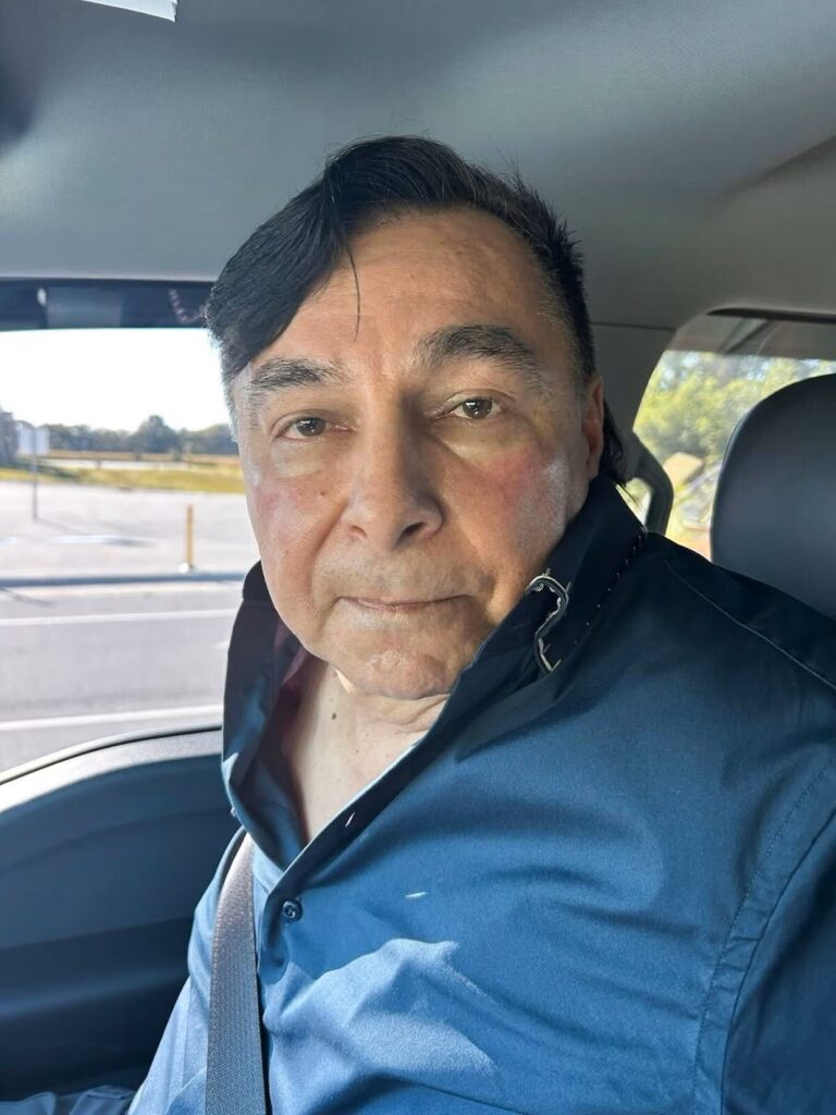 Mark Francis Ford after his arrest in Indiana in September. Photograph: Obtained by the Guardian