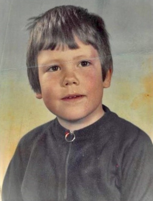 Nicholas John Harrison alleges he was abused when he was about this age. He has gone public with his case and written a book about it. Submitted Photo